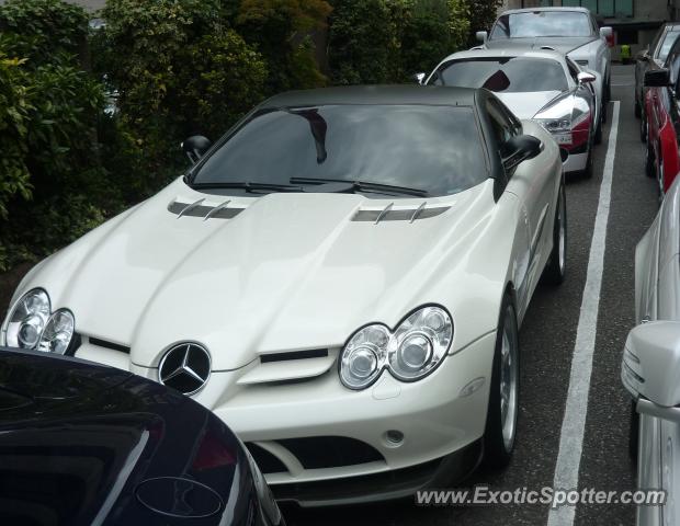 Mercedes SLR spotted in London, United Kingdom