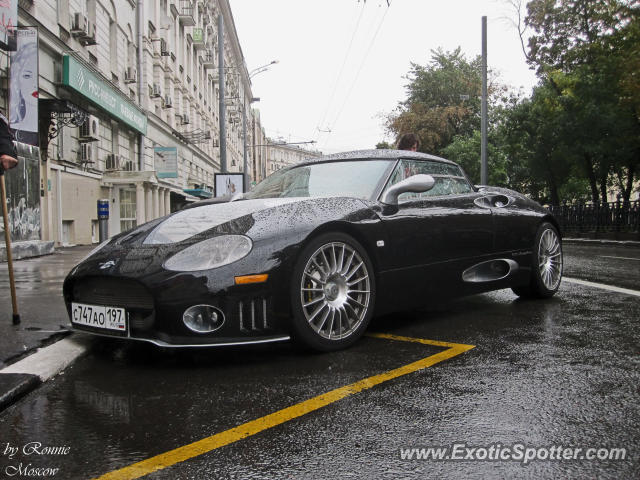 Spyker C8 spotted in Moscow, Russia