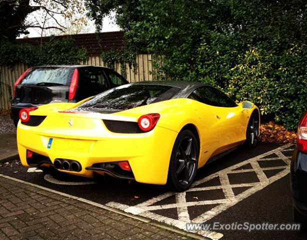 Ferrari 458 Italia spotted in Bristol, United Kingdom