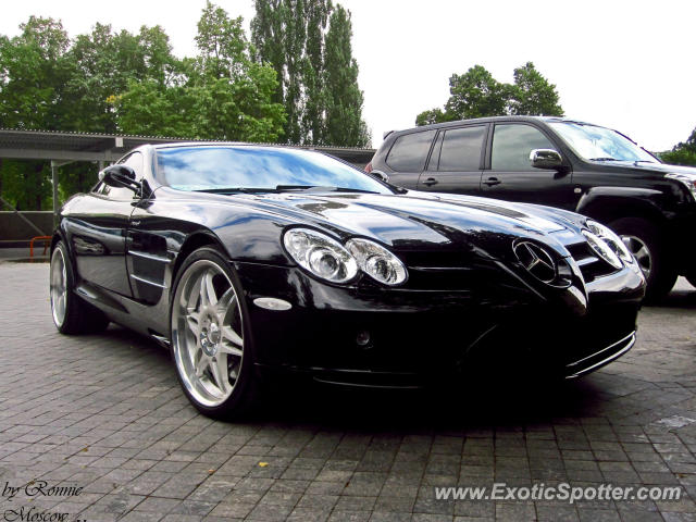 Mercedes SLR spotted in Moscow, Russia