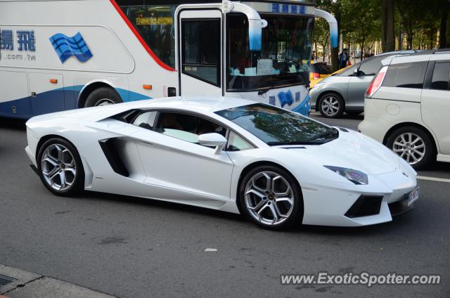 Lamborghini Aventador spotted in Taipei, Taiwan
