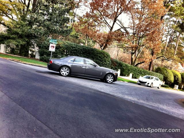Rolls Royce Ghost spotted in Atlanta, Georgia