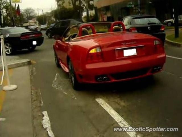 Maserati Gransport spotted in Lima, Peru