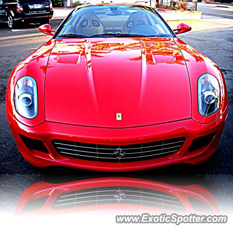 Ferrari 599GTB spotted in La Jolla, California