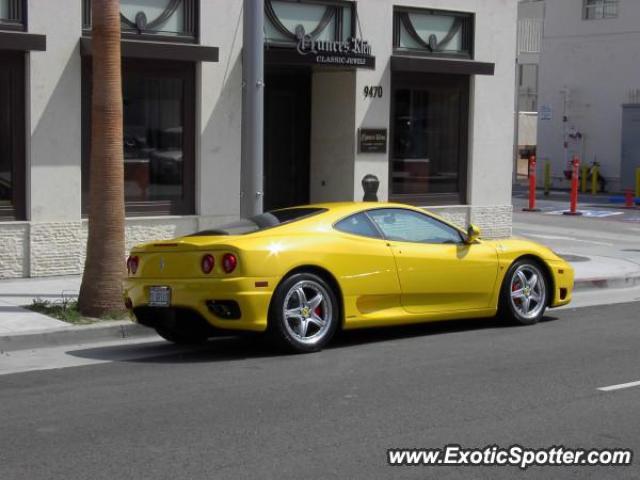 Ferrari 360 Modena spotted in Beverly Hills, California