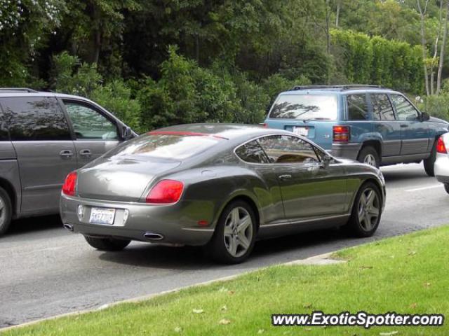 Bentley Continental spotted in Los Angeles, California