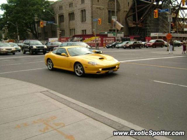 Ferrari 550 spotted in Toronto, Canada