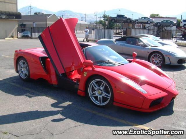 Ferrari Enzo spotted in Salt Lake, Utah