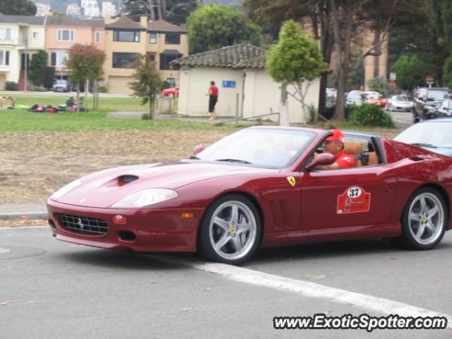 Ferrari 575M spotted in San Francisco, California