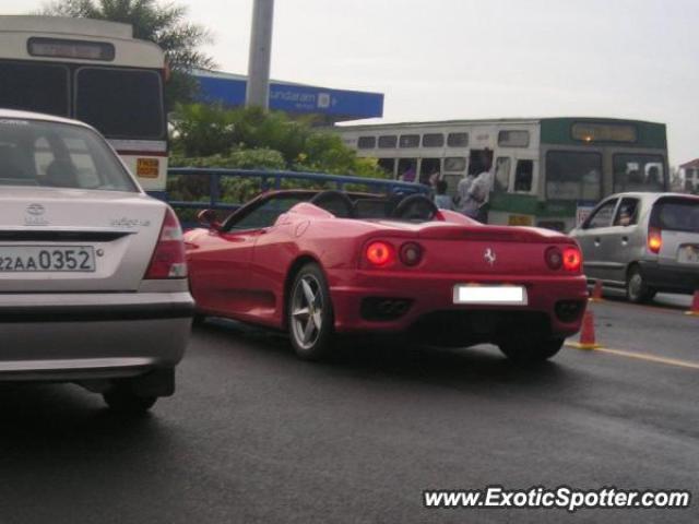 Ferrari 360 Modena spotted in Chennai, India