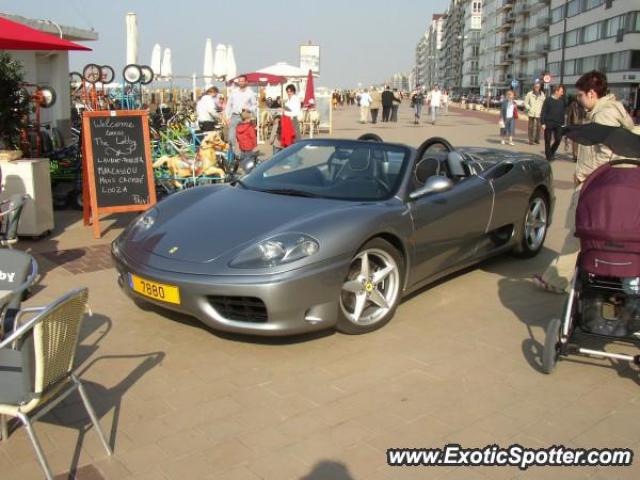 Ferrari 360 Modena spotted in Knokke, Belgium