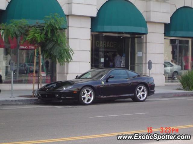 Ferrari 550 spotted in Beverly hills, California