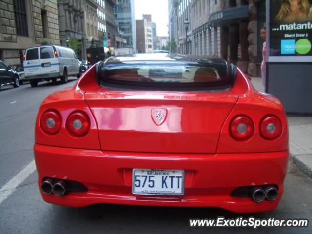 Ferrari 575M spotted in MONTREAL, Canada