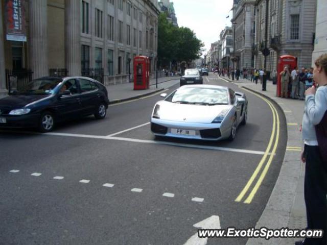 Lamborghini Gallardo spotted in London, United Kingdom