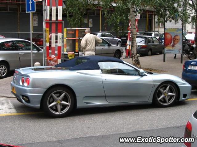 Ferrari 360 Modena spotted in Geneva, Switzerland