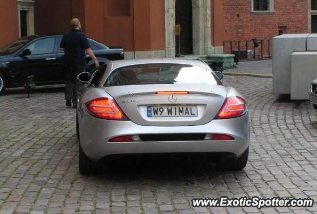 Mercedes SLR spotted in Warsaw, Poland