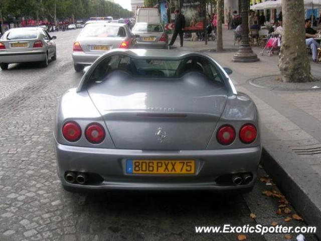 Ferrari 550 spotted in Paris, France