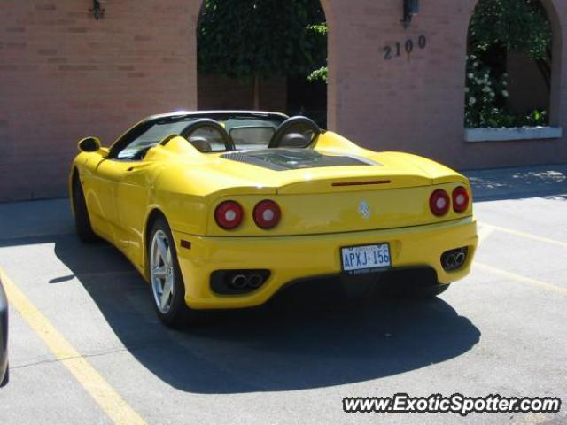 Ferrari 360 Modena spotted in Oakville, Canada