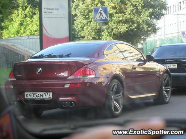 BMW M6 spotted in Moscow, Russia