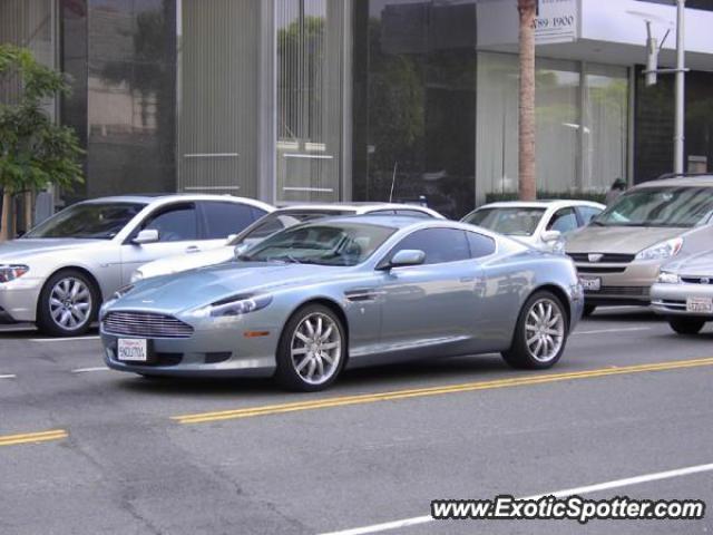 Aston Martin DB9 spotted in Beverly Hills, California