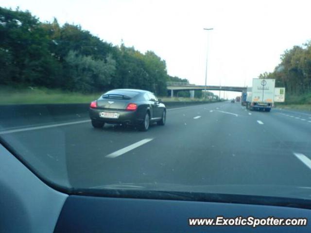 Bentley Continental spotted in Kortrijk, Belgium