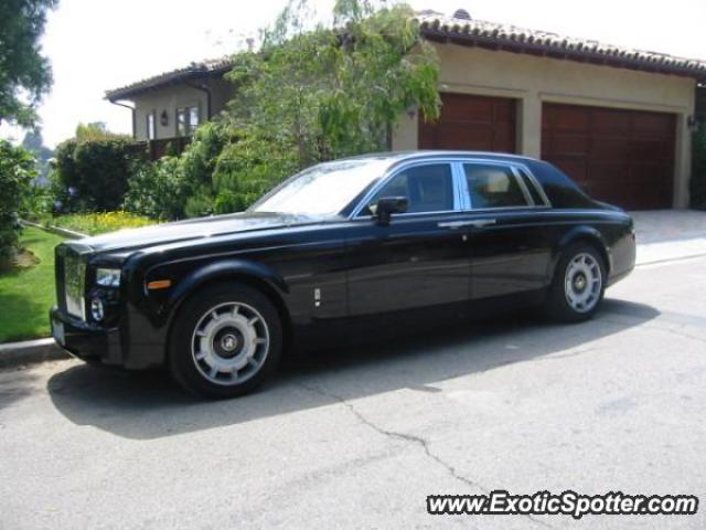 Rolls Royce Phantom spotted in Bel Air, California