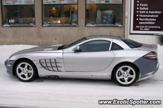Mercedes SLR spotted in Arvidsjaur, Sweden