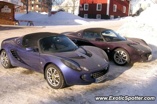 Lotus Elise spotted in Arvidsjaur, Sweden
