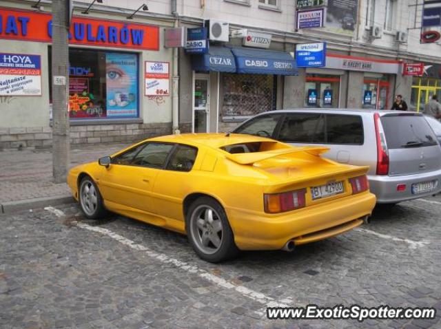 Lotus Esprit spotted in Bialystok, Poland