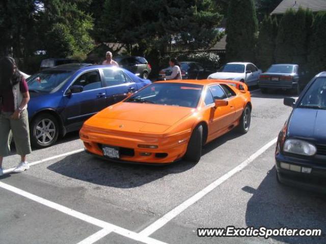 Lotus Esprit spotted in Vancouver, Canada