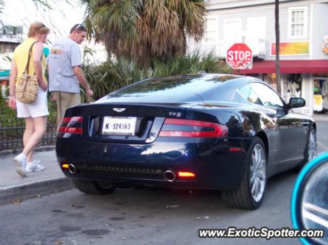 Aston Martin DB9 spotted in Key West, Florida