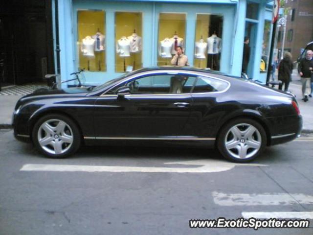 Bentley Continental spotted in Dublin, Ireland
