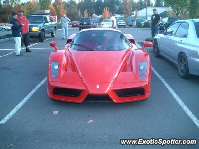 Ferrari Enzo spotted in Bellevue, Washington