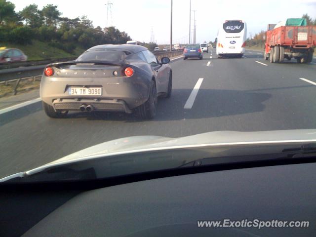 Lotus Evora spotted in Istanbul, Turkey
