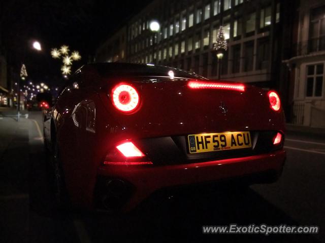 Ferrari California spotted in London, United Kingdom