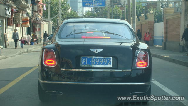 Bentley Mulsanne spotted in SHANGHAI, China