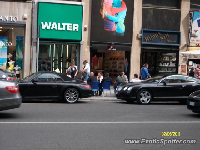 Bentley Continental spotted in Milan, Italy
