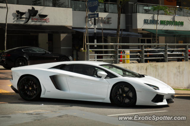 Lamborghini Aventador spotted in Kuala Lumpur Malaysia