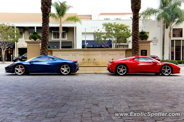Ferrari 458 Italia spotted in Beverly Hills, California