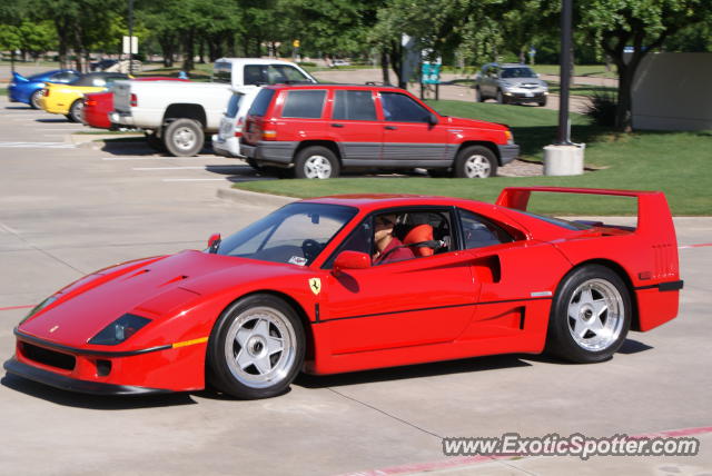 Ferrari F40 spotted in Dallas, Texas
