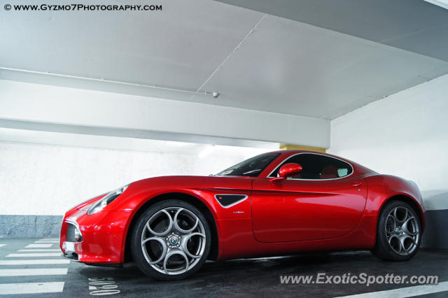 Alfa Romeo 8C spotted in Paris, France