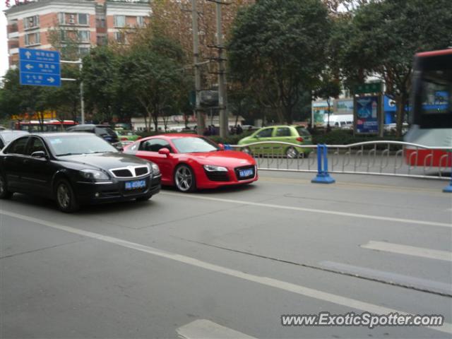 Audi R8 spotted in Chengdu,Sichuan, China
