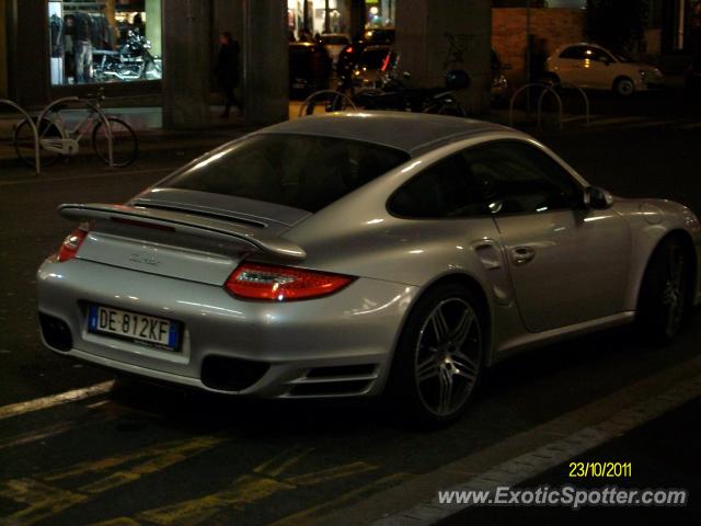 Porsche 911 Turbo spotted in Turin, Italy