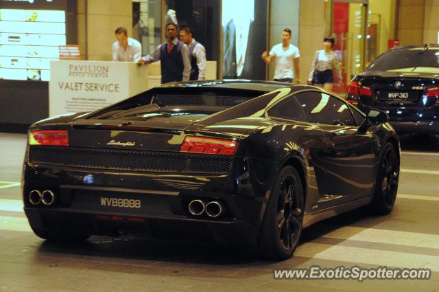Lamborghini Gallardo spotted in Bukit Bintang Kuala Lumpur, Malaysia