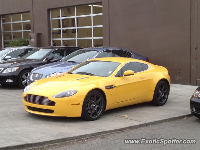 Aston Martin Vantage spotted in Seattle, Washington