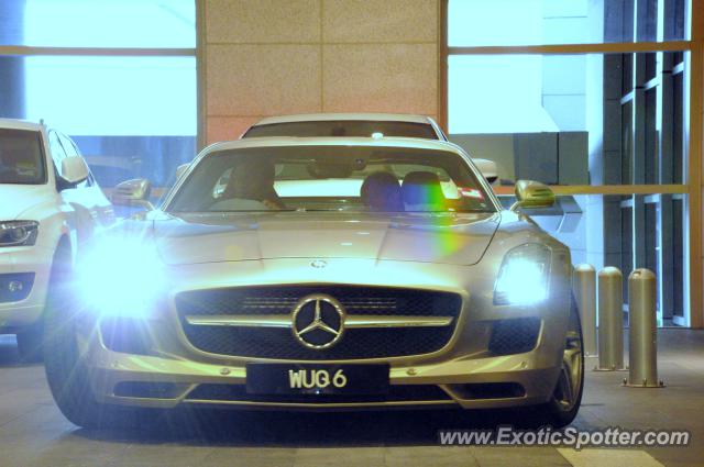 Mercedes SLS AMG spotted in The Pavilion Bukit Bintang Kuala Lumpur, Malaysia