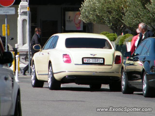 Bentley Mulsanne spotted in Geneva, Switzerland