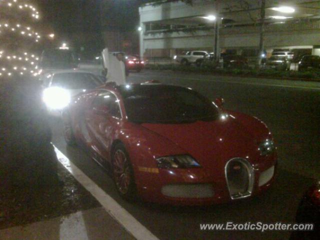 Bugatti Veyron spotted in San Diego, California