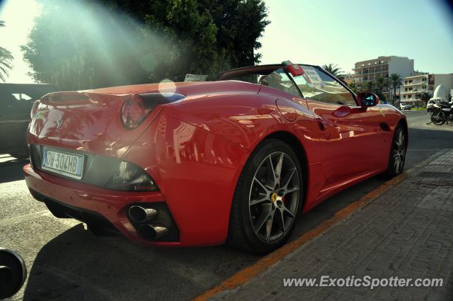 Ferrari California spotted in Ibiza, Spain