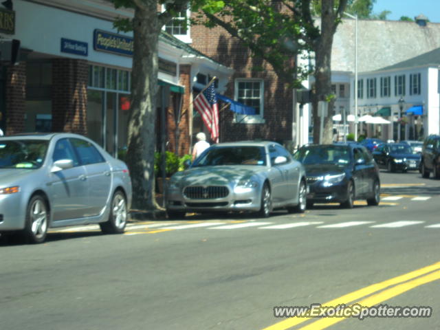 Maserati Quattroporte spotted in New Canaan, Connecticut